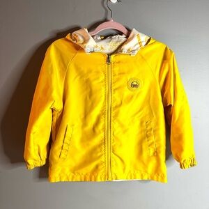 WALNUT DUCK - Reversible Kids Bright Yellow Lightweight Jacket. Sz 130 (5-6 yrs)